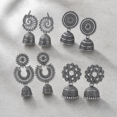 Earrings for women Combo chandbali pear